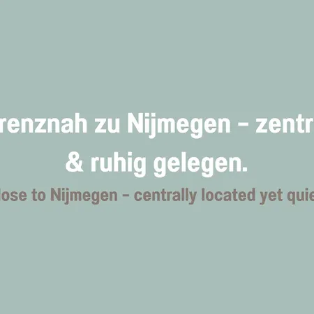 Apartment In - & Quiet - Terrace And Large Windows - Incl Parking, Fast Wifi, Box-spring Bed, Washer & Dryer, Netflix Kranenburg (North Rhine-Westphalia)