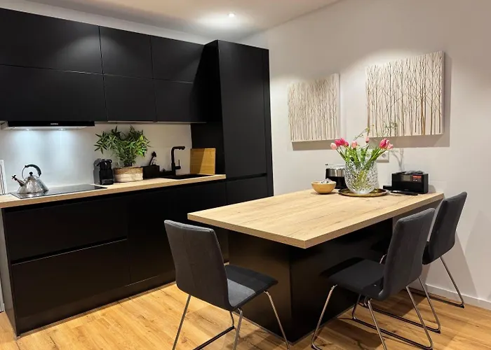 Apartment In - & Quiet - Terrace And Large Windows - Incl Parking, Fast Wifi, Box-spring Bed, Washer & Dryer, Netflix Kranenburg (North Rhine-Westphalia)