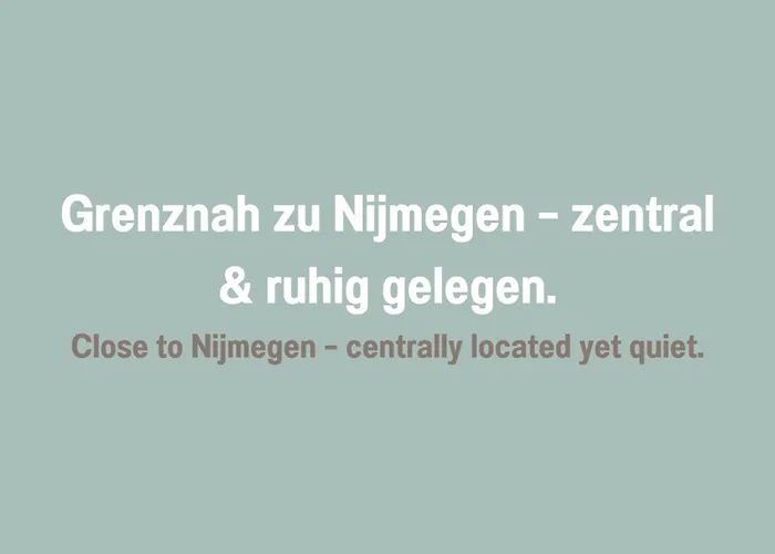 Appartement In - & Quiet - Terrace And Large Windows - Incl Parking, Fast Wifi, Box-spring Bed, Washer & Dryer, Netflix Kranenburg (North Rhine-Westphalia)